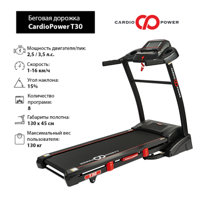 Беговая дорожка CardioPower T30